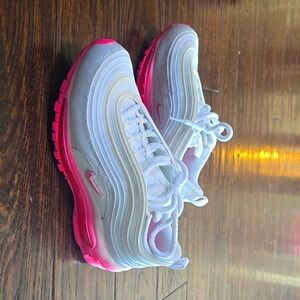 Nike air max Terry white hot pink size 8.5